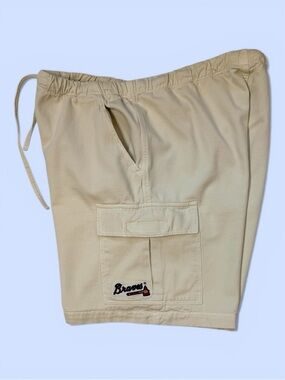 Men's Cargo Shorts Atlanta Braves Sz XL Hank Aaron Originals